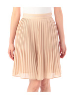 ジョーゼット消しプリーツスカート/ベージュ系(051)