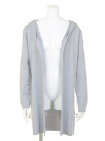 フードニットヘムカーデ/L/GRY