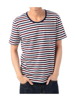 ボーダーカットソー/グリーン系(622)