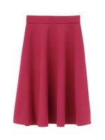 ミディ丈フレアスカート/ピンク系(064)