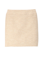 ラメツイードスカート/イエロー系(432)