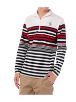 ランダムボーダーカットソー/ホワイト(101)