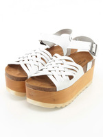 厚底サンダル/ホワイト