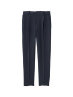 [S]後ろゴム9分丈パンツ/ネイビー系(093)