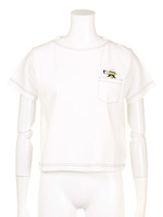 【PEANUTS×ROSE BUD】CHARACTER EMB.POCKET-T/NAVY/SNOOPY
