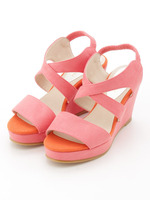 【chum chum】ソフトカラーバックストラップサンダル2/BU/LBU