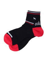 かかと直角ショートソックス/レッド系(601)