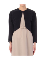 トリアセブロックプレーンカーディガンファブリック/ネイビー系(093)