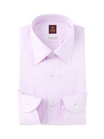 ドビーストライプアルビニシャツ/ライトブルー(091)