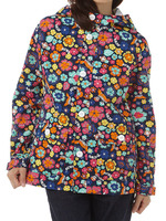 ミリタリー コート/柄NVY