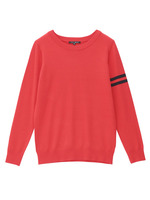 ラインニットプルオーバー/ライトブルー(091)