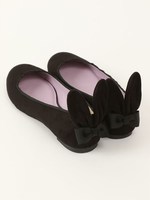 ラパンバレエシューズ/グレー