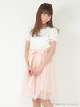 リボンチュールスカート/ピンク