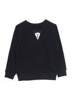 Kids bow Tie sweat tops/black