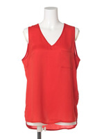 【BED＆BREAKFAST】Resort Satin Sleeveless/RED