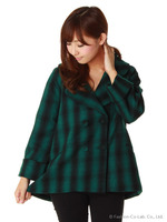 【DARLING】ALEXANDRA COAT/EMERALD GREEN