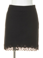 スカラップレースヘムSK/オフホワイト