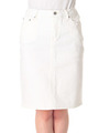 デニムタイトスカート/Off White