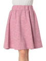 レースジャガードギャザースカート/Pink