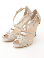 102277・グリッターソールサンダル/ホワイト