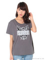 VOLCOMレオパードPtTシャツ/Charcoal Gray
