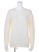 【GREED】Cashmere Garter Stitch Sweater/OFF WHITE