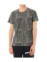 エスニックパッチワークプルオーバー/ブルー系(993)