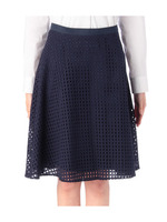 スクエア柄アイレットレーススカート/オフホワイト(403)