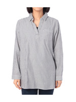 ストライプシャツ＆タンク SET/ネイビー(393)