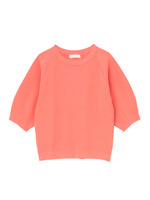 タックスリーブニットソープルオーバー/オレンジ系(062)