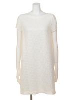 フラワーレースワンピース/ホワイト