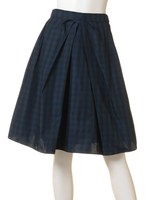 メモリーギンガムタックフレアSK/ブルー