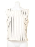 先染めストライプ/ホワイト