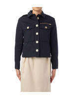 Gジャン風ツイルブルゾン/ネイビー(093)