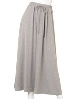 カットマキシ丈スカート/インディゴ