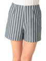ストライプショートパンツ/ネイビー