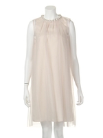 Aラインチュールワンピース/MNT