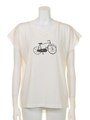 Bicycle プリントTシャツ/ホワイト