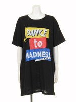 DANCE TO MADNESS Tシャツワンピ/シロ