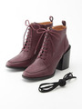 Out Heel Lace-Up/Bordeaux