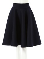 【CEDNIE】ダイバーストライプフレアスカート/ネイビー