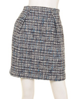 ツイードタックスカート/Beige