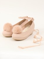 ポンポンパンプス4WAY/ラベンダー