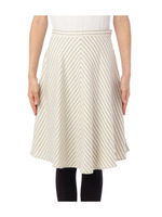レジメンタルストライプミディスカート/オフホワイト(303)
