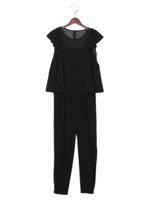JP レース キリカエ F/SL オールインワン / PARTY / 結婚式/BLACK