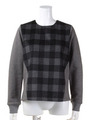 【CASUAL】バッファローチェック切替プルオーバー/ブラック