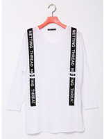 サスペンダーTシャツ/WH