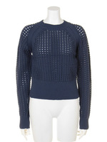 バルキーメッシュknit/ホワイト