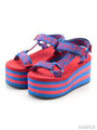 PEPE MELODY BELT SANDAL/BLUE×RED