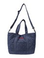 STAR  QUILTED  TOTE  BAG/INDIGO